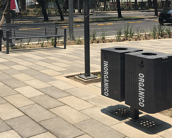 MUPA® en la Glorieta de Chilpancingo. Cuauhtémoc, CDMX | Mobiliario Urbano