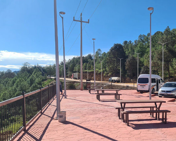 MUPA® en el Mirador de Santa María del Monte. Vicente Guerrero, PUE | Mobiliario Urbano